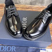 Colestore Dior Combat Derby Shoe Black Polished Calfskin  - 6