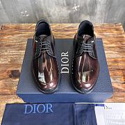 Colestore Dior Combat Derby Shoe Brown Polished Calfskin  - 6