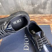 Colestore Dior Combat Derby Shoe Blue Polished Calfskin  - 5