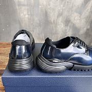 Colestore Dior Combat Derby Shoe Blue Polished Calfskin  - 3