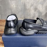 Colestore Dior Shoe Full Black Polished Calfskin Dior Oblique Jacquard Loafer - 5