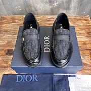Colestore Dior Shoe Full Black Polished Calfskin Dior Oblique Jacquard Loafer - 4