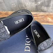 Colestore Dior Shoe Full Black Polished Calfskin Dior Oblique Jacquard Loafer - 3