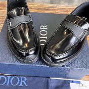 Colestore Dior Shoe Black Polished Calfskin Loafer - 3