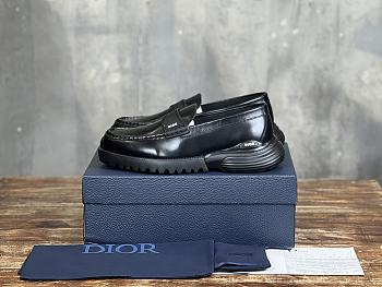 Colestore Dior Shoe Black Calfskin Loafer
