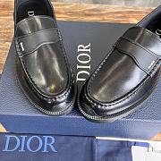 Colestore Dior Shoe Black Calfskin Loafer - 3