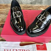Colestore Valentino Shoe Black Polished Calfskin Loafer - 4