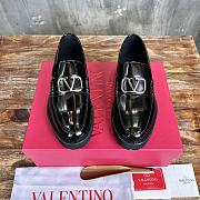 Colestore Valentino Shoe Black Polished Calfskin Loafer - 2