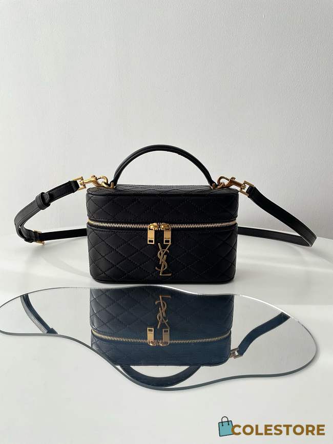 Colestore Saint Laurent YSL Vanity Bucket Black 18x 16 x 11 cm - 1