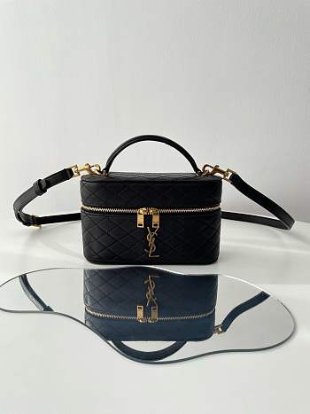 Colestore Saint Laurent YSL Vanity Bucket Black 18x 16 x 11 cm