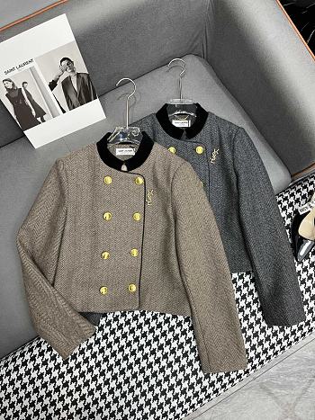 Colestore Saint Laurent YSL Coat 24ss Brown 