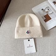 Colestore Moncler Beanie White  - 1