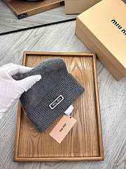 Colestore Miu Miu Beanie Grey  - 3