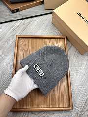 Colestore Miu Miu Beanie Grey  - 4