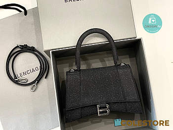 Colestore Balenciaga Hourglass Bag Black Size 23x15x10cm
