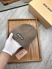 Colestore Miu Miu Beanie Brown  - 2