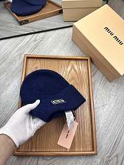 Colestore Miu Miu Beanie Blue Navy  - 5
