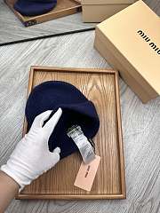 Colestore Miu Miu Beanie Blue Navy  - 4