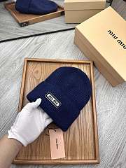 Colestore Miu Miu Beanie Blue Navy  - 3