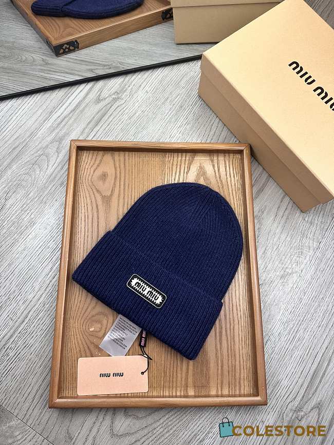 Colestore Miu Miu Beanie Blue Navy  - 1