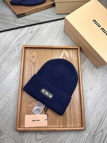 Colestore Miu Miu Beanie Blue Navy 