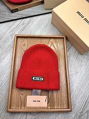 Colestore Miu Miu Beanie Red  - 1