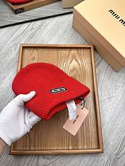 Colestore Miu Miu Beanie Red  - 5