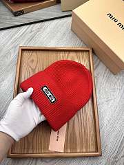 Colestore Miu Miu Beanie Red  - 4