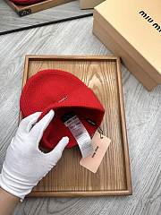 Colestore Miu Miu Beanie Red  - 2