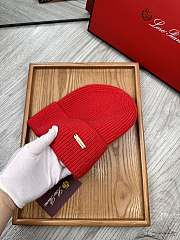 Colestore Loro Piana Beanie Red  - 5
