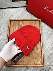 Colestore Loro Piana Beanie Red  - 3