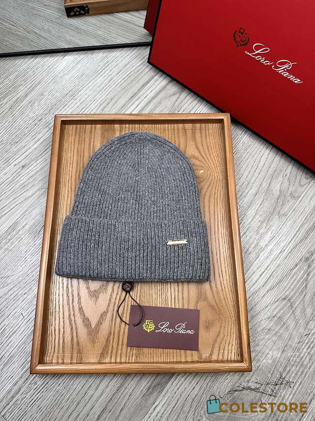 Colestore Loro Piana Beanie Grey  - 1