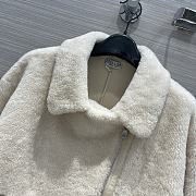 Colestore Brunello Cucinelli Goat Fur Biker Jacket White  - 5