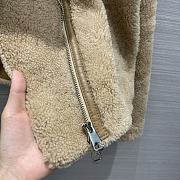 Colestore Brunello Cucinelli Goat Fur Biker Jacket Brown  - 5