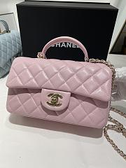 Colestore Chanel Mini Flap Handle Baby Pink 20 x 13 x 9 cm - 1