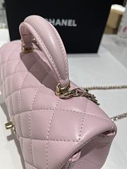 Colestore Chanel Mini Flap Handle Baby Pink 20 x 13 x 9 cm - 2