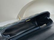 Colestore Chanel Flap Bag Handle Black 20 x 13 x 9 cm - 6