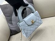 Colestore Chanel Kelly Hanlde Mini Bag Baby Blue 13 x 19 x 7cm  - 6