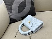 Colestore Chanel Kelly Hanlde Mini Bag Baby Blue 13 x 19 x 7cm  - 5
