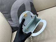 Colestore Chanel Kelly Hanlde Mini Bag Baby Blue 13 x 19 x 7cm  - 3