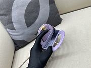 Colestore Chanel Kelly Hanlde Mini Bag Baby Purple 8.3 x 12.5 x 4 cm - 5