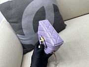 Colestore Chanel Kelly Hanlde Mini Bag Baby Purple 8.3 x 12.5 x 4 cm - 2