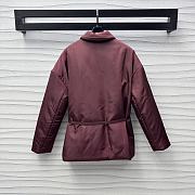 Colestore Gucci Belted appliquéd padded gabardine jacket - 3
