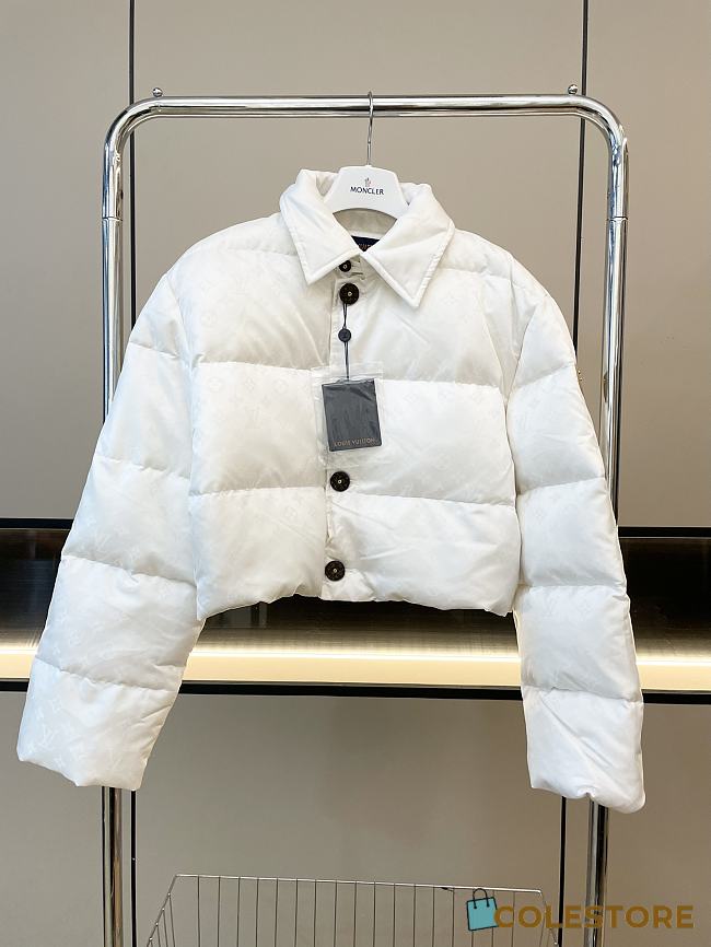 Colestore Louis Vuitton Monogram Jacket White  - 1