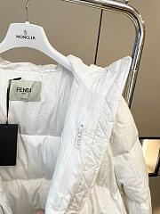 Colestore Fendi Winter Coat White  - 5
