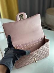 Colestore Chanel Flap Bag Top Handle Pink 20cm - 6