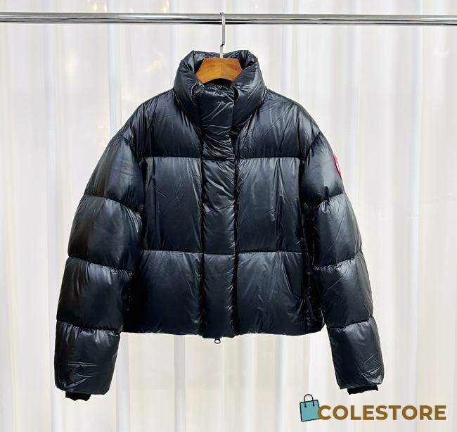 Colestore Canada Goose Cropped Puffer Black - 1