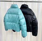 Colestore Canada Goose Cropped Puffer Blue  - 2