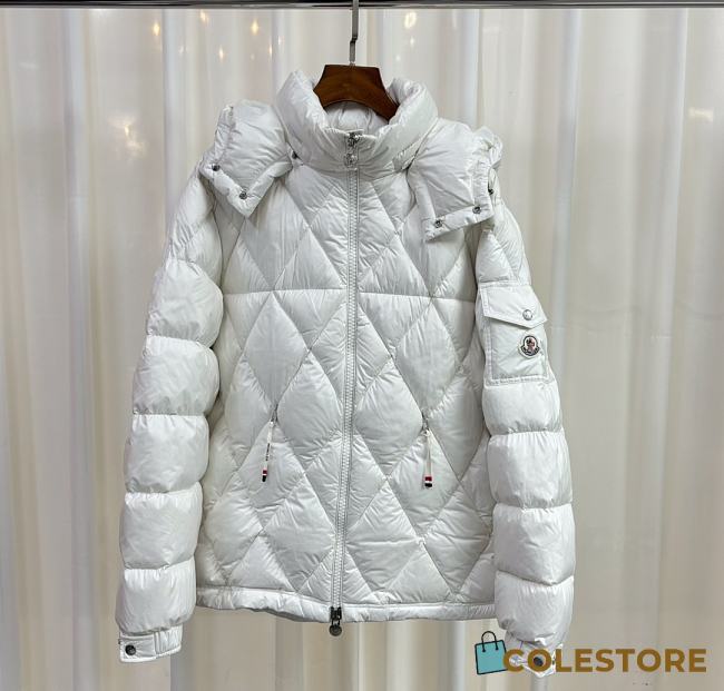 Colestore Moncler Down Jacket Full White  - 1