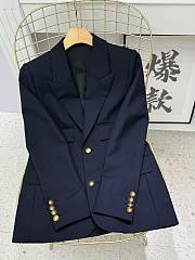 Colestore Saint Laurent YSL Grain de poudre wool blazer bLACK - 6